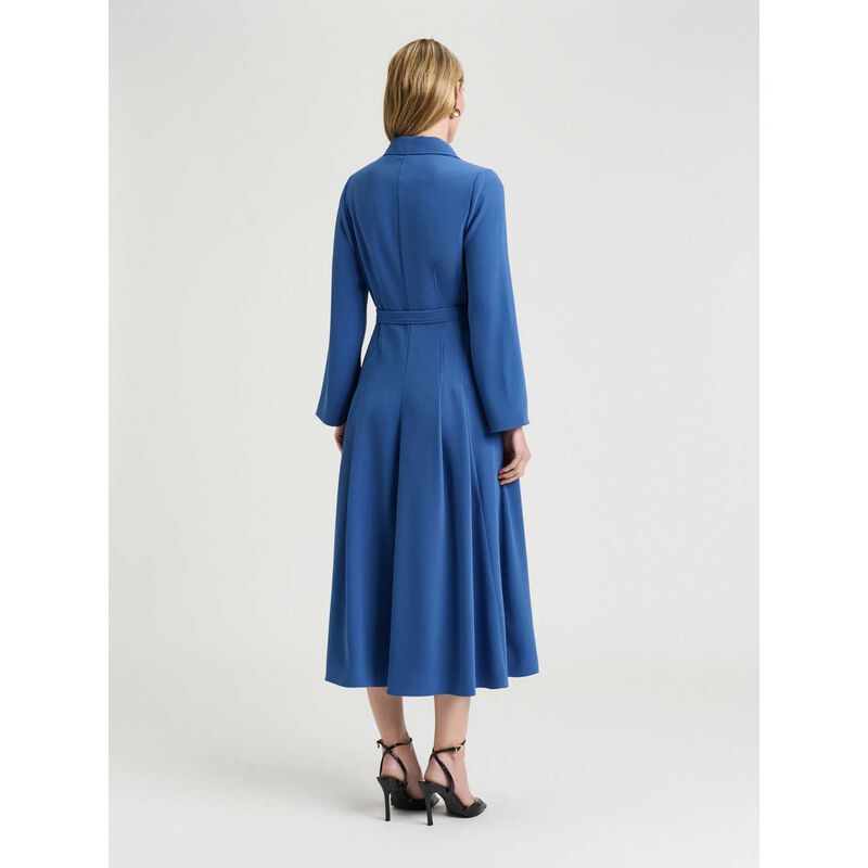 Veronika Maine Stretch Crepe Shirtdress image number 1